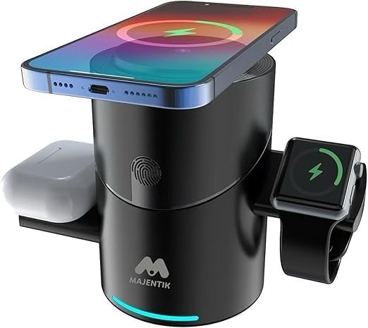 3-in-1 Magnetic Wireless Charger (15W)
